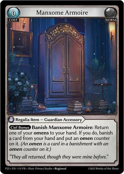 Manxome Armoire - 113 - Promo - Promotional Cards
