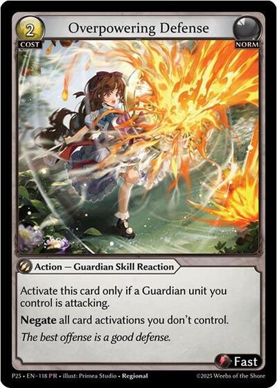 Overpowering Defense - 118 - Promo - Promotional Cards