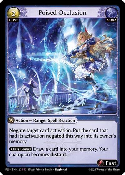 Poised Occlusion - 120 - Promo - Promotional Cards