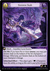 Sinistre Stab - 129 - Promo - Promotional Cards