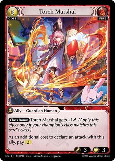 Torch Marshal - 133 - Promo - Promotional Cards