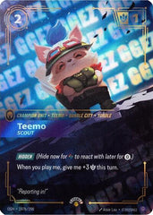 Teemo, Scout (GG EZ) - 197b/298 - Promo - Riftbound Organized Play Promotional Cards
