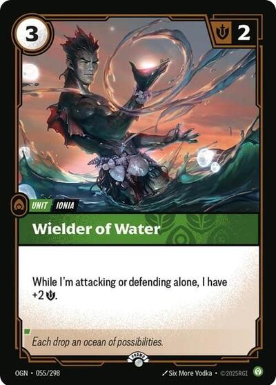 Wielder of Water - 055/298 - Promo - Riftbound Organized Play Promotional Cards