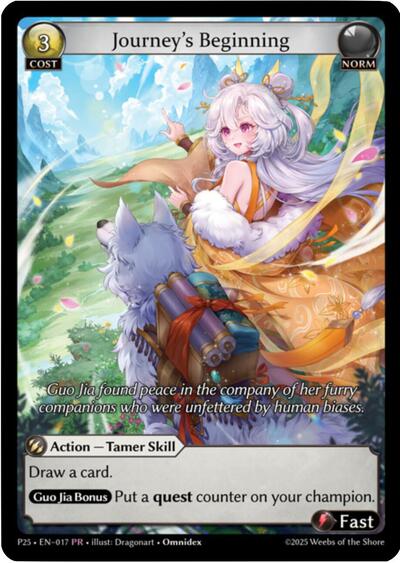 Journey's Beginning (017) - 017 - Promo - Promotional Cards