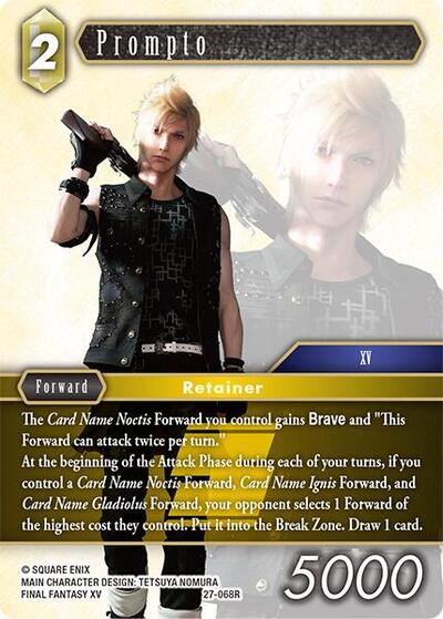 Prompto - 27-068R - Rare - Journey of Discovery