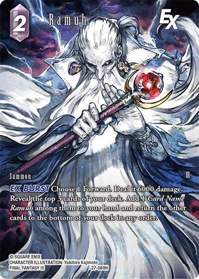 Ramuh EX - 27-089H - Hero (Full Art) - Journey of Discovery