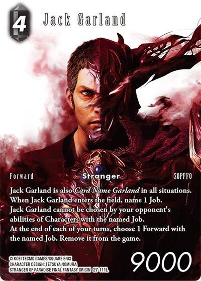 Jack Garland - 27-111L - Legend (Full Art) - Journey of Discovery