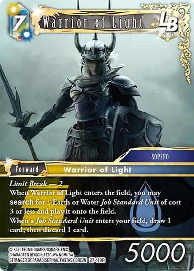 Warrior of Light LB - 27-119R - Rare - Journey of Discovery