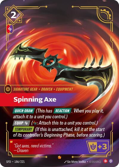 Spinning Axe - 186/221 - Epic - Spiritforged