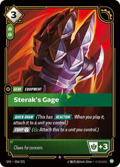 Sterak's Gage - 056/221 - Rare - Spiritforged