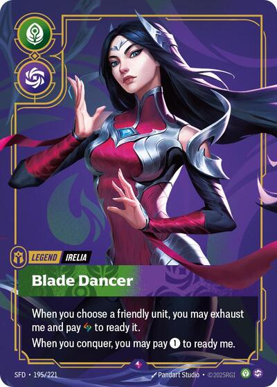Irelia, Blade Dancer - 195/221 - Rare - Spiritforged