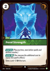 Feral Strength - 034/221 - Common - Spiritforged