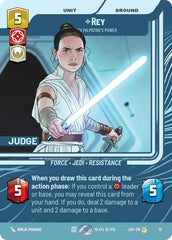 Rey - With Palpatine's Power - 13 - Rare - Judge Promos