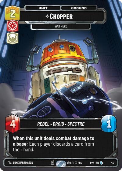 Chopper - War Hero - 44 - Legendary - Sector and Regional Promos: Season 1