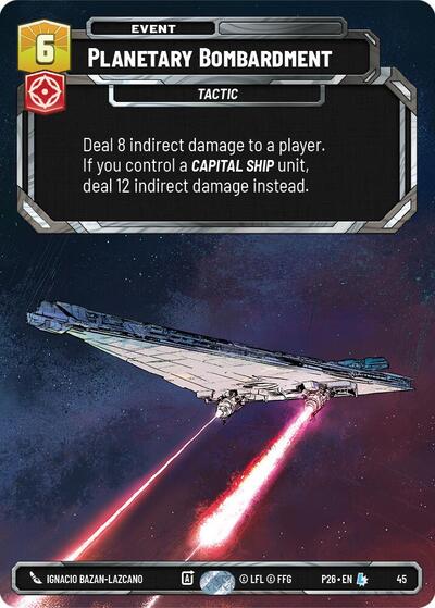 Planetary Bombardment - 45 - Legendary - Sector and Regional Promos: Season 1