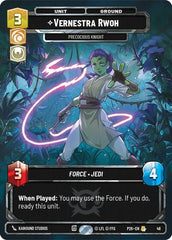 Vernestra Rwoh - Precocious Knight - 48 - Rare - Sector and Regional Promos: Season 1