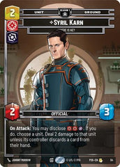 Syril Karn - Where Is He? - 54 - Rare - Sector and Regional Promos: Season 1