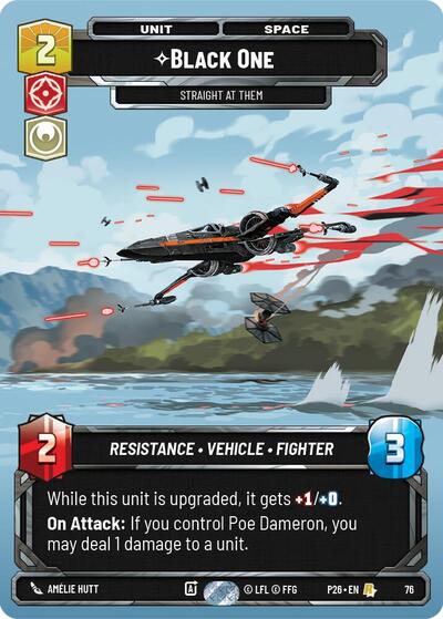 Black One - Straight At Them - 76 - Rare - Sector and Regional Promos: Season 1