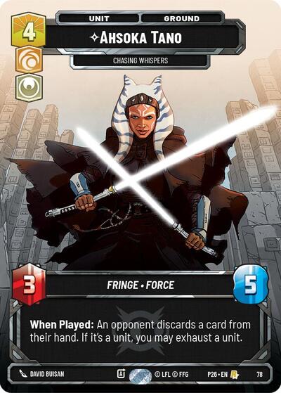 Ahsoka Tano - Chasing Whispers - 78 - Rare - Sector and Regional Promos: Season 1