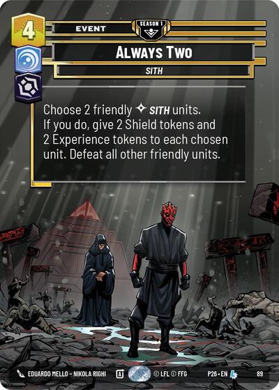 Always Two - 89 - Legendary - Sector and Regional Promos: Season 1