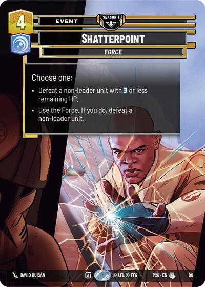 Shatterpoint - 90 - Uncommon - Sector and Regional Promos: Season 1