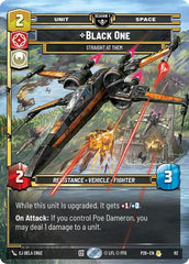 Black One - Straight At Them - 92 - Rare - Sector and Regional Promos: Season 1