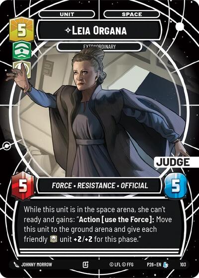 Leia Organa - Extraordinary - 103 - Legendary - Judge Promos