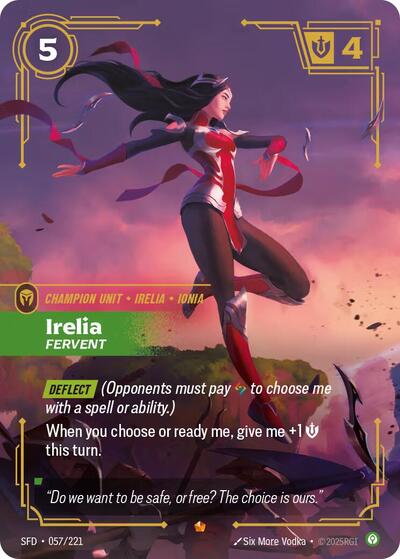 Irelia, Fervent - 057/221 - Epic - Spiritforged