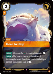 Here to Help - 111/221 - Rare - Spiritforged