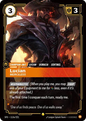 Lucian, Merciless - 113a/221 - Showcase (Alternate Art) - Spiritforged