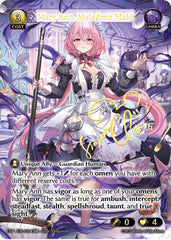 Mary Ann, Maladroit Maid - 018 - Collector Super Rare - Promotional Cards