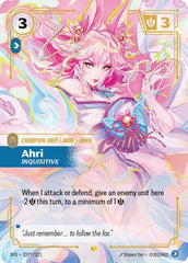 Ahri, Inquisitive - 227*/221 - Showcase (Signature) - Spiritforged