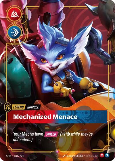 Rumble, Mechanized Menace - 181/221 - Rare - Spiritforged