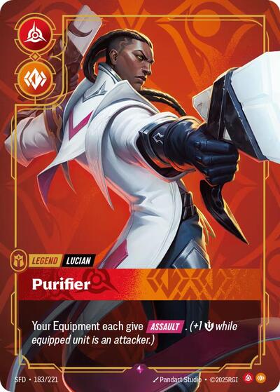 Lucian, Purifier - 183/221 - Rare - Spiritforged
