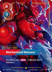 Rumble, Mechanized Menace - 240/221 - Showcase (Overnumbered) - Spiritforged