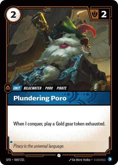 Plundering Poro - 069/221 - Common - Spiritforged