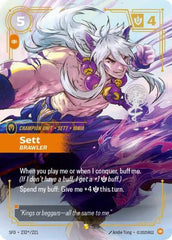 Sett, Brawler - 232*/221 - Showcase (Signature) - Spiritforged