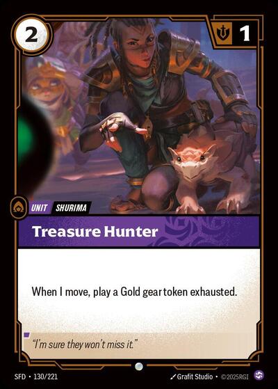 Treasure Hunter - 130/221 - Common - Spiritforged