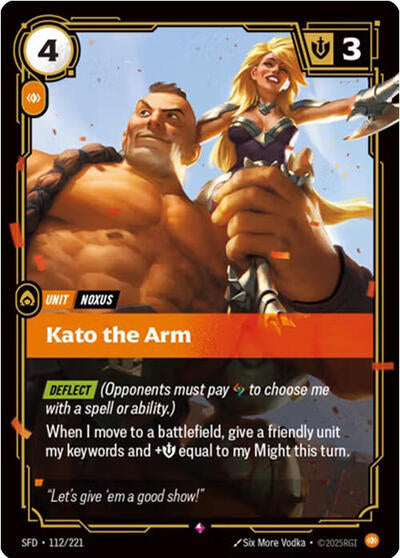 Kato the Arm - 112/221 - Rare - Spiritforged