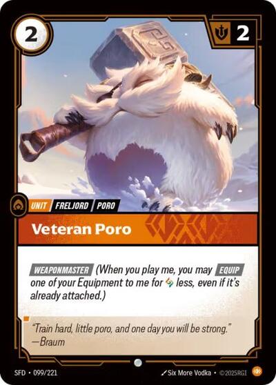 Veteran Poro - 099/221 - Common - Spiritforged
