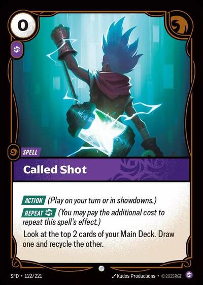 Called Shot - 122/221 - Common - Spiritforged