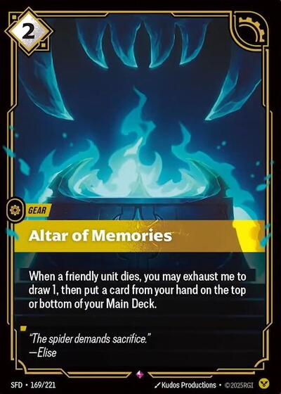 Altar of Memories - 169/221 - Rare - Spiritforged