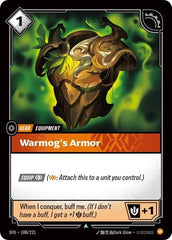 Warmog's Armor - 108/221 - Uncommon - Spiritforged