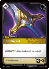 B.F. Sword - 161/221 - Uncommon - Spiritforged