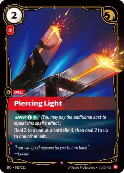 Piercing Light - 023/221 - Rare - Spiritforged