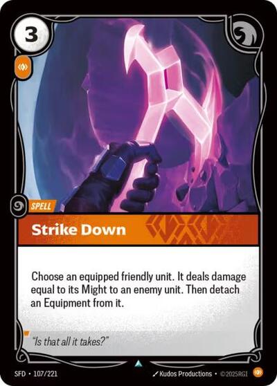 Strike Down - 107/221 - Uncommon - Spiritforged