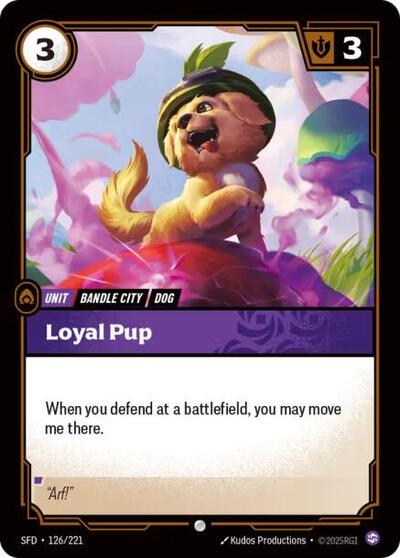 Loyal Pup - 126/221 - Common - Spiritforged