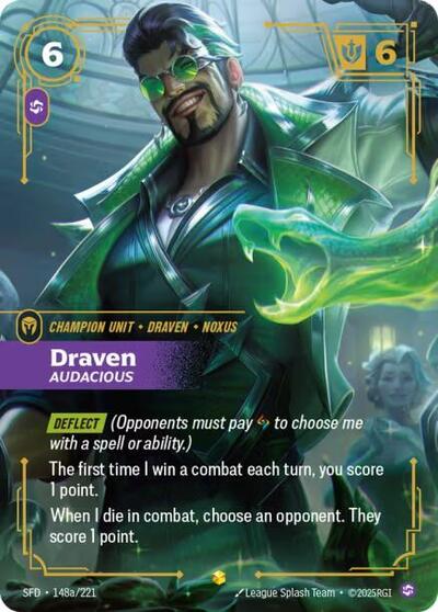 Draven, Audacious - 148a/221 - Showcase (Alternate Art) - Spiritforged