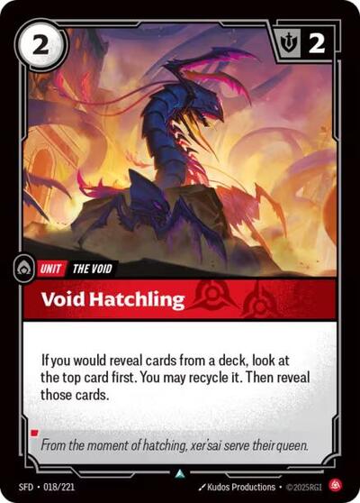 Void Hatchling - 018/221 - Uncommon - Spiritforged