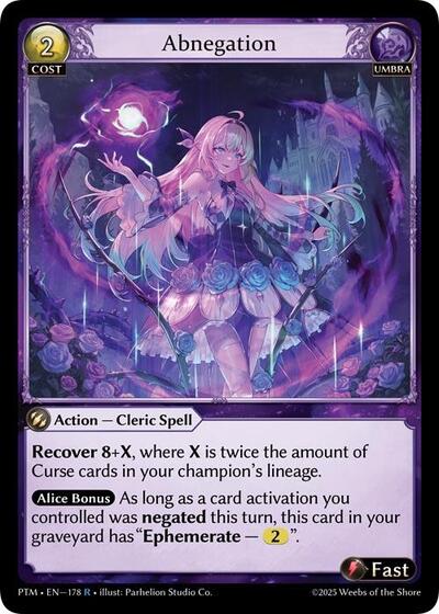 Abnegation - 178 - Rare - Phantom Monarchs